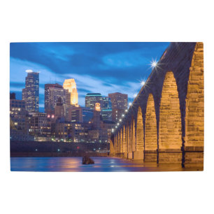 Minneapolis Stone Arch Bridge Metal Art
