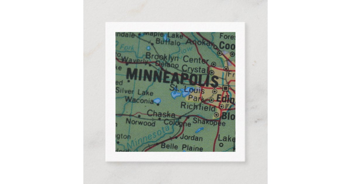 minneapolis We've Moved New Address Card | Zazzle
