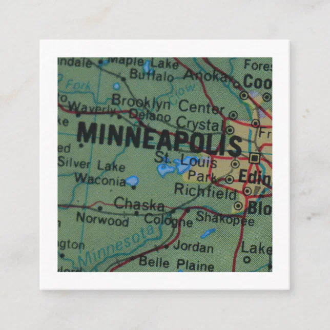 minneapolis We've Moved New Address Card Zazzle