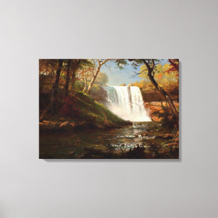 Minnehaha Falls, an Albert Bierstadt artwork Canvas Print