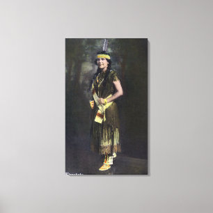Minnehaha Portrait Canvas Print