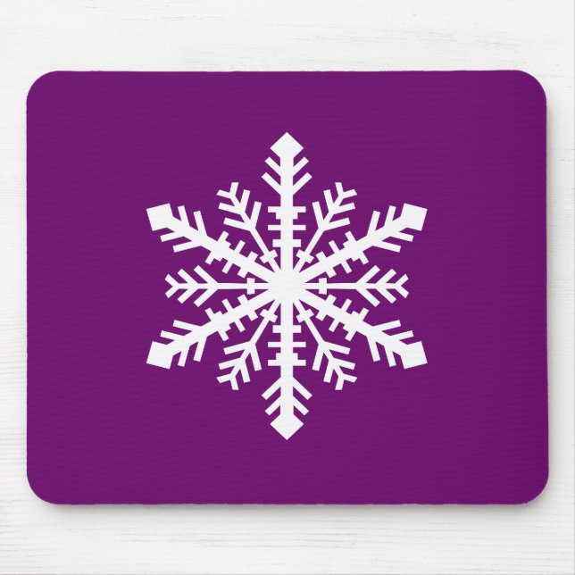 Minnesnowta Snowflake Mouse Pad (Front)