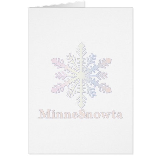 MinneSnowta with Snowflake (Front)