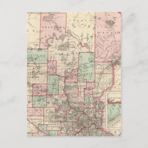 Minnesota 5 postcard