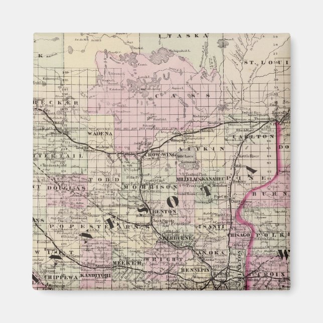 Minnesota 9 magnet (Front)