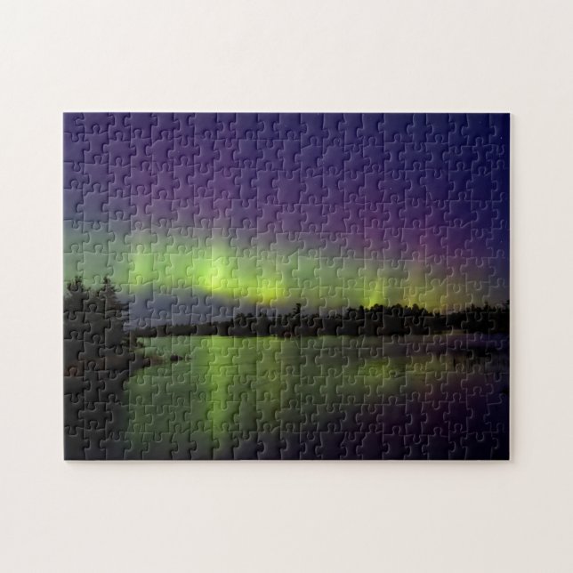 Minnesota Aurora Borealis Jigsaw Puzzle (Horizontal)