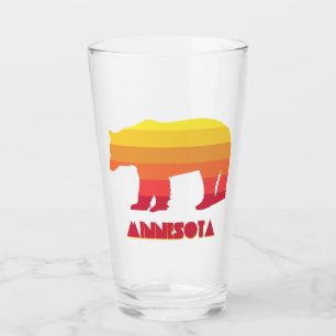 Minnesota Bear Glass