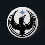 Minnesota Bird Loon Protest Button<br><div class="desc">Minnesota Bird Loon Protest</div>