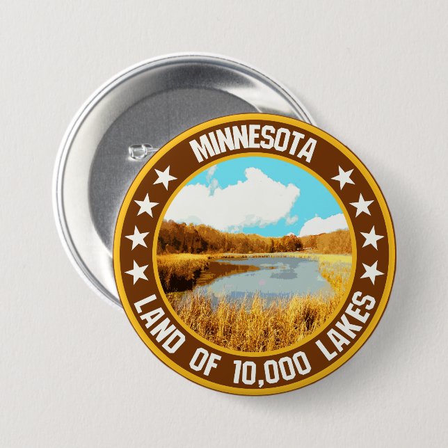 Minnesota                                          button (Front & Back)