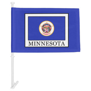 Minnesota Car Flag
