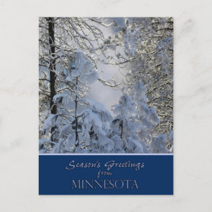 Minnesota Christmas Card/state specific post cards