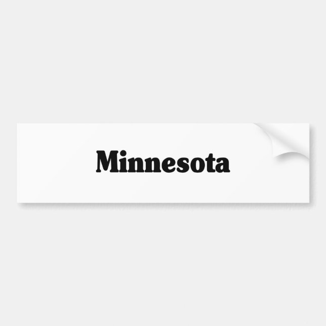 Minnesota Classic Bumper Sticker (Front)
