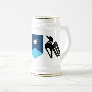 Minnesota Coat of Arms Beer Stein