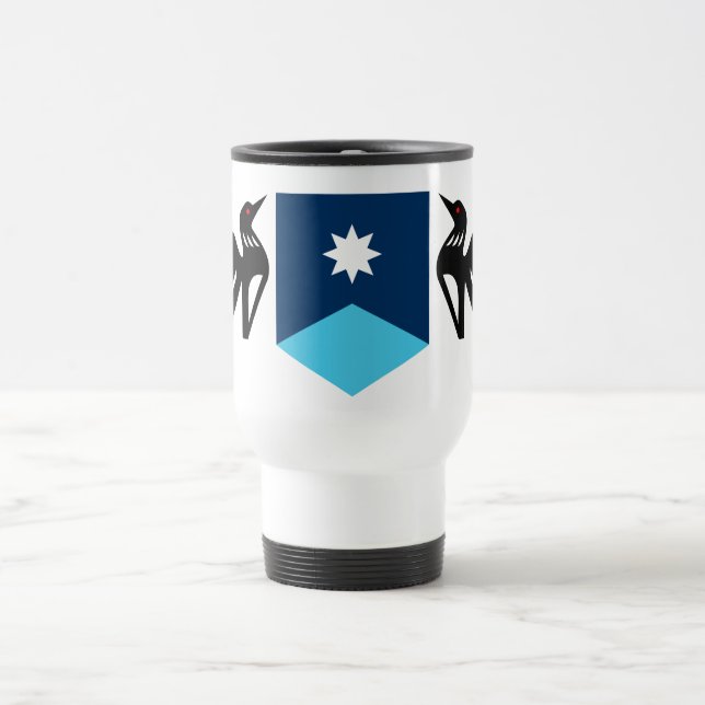 Minnesota Coat of Arms Travel Mug (Center)