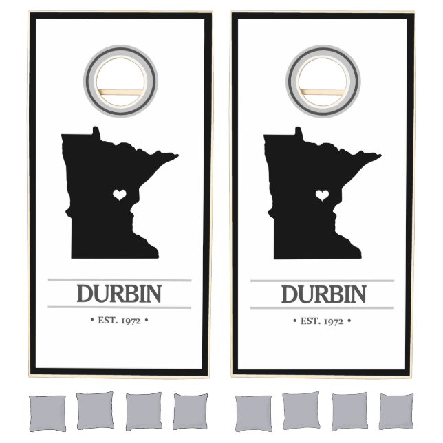 Minnesota Custom Family Name Cornhole Set (Set)