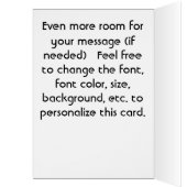 Minnesota Customize colorful card how you want (Inside (Left))