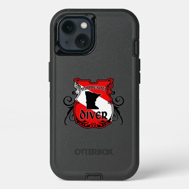 Minnesota Diver Otterbox iPhone Case (Back)