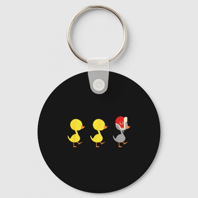 Minnesota Duck Duck G Duck Funny  Keychain (Front)