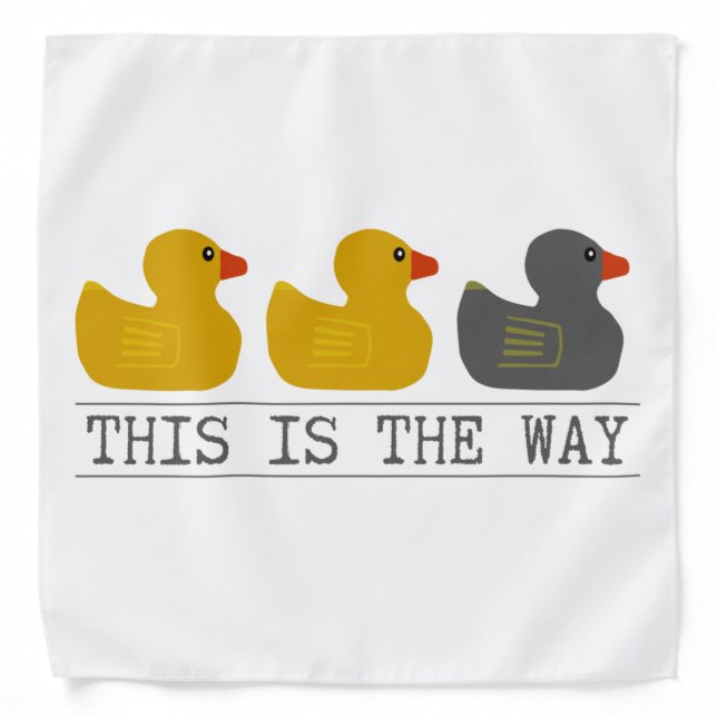 Minnesota Duck Duck Gray Duck - This Is the Way Bandana (Front)