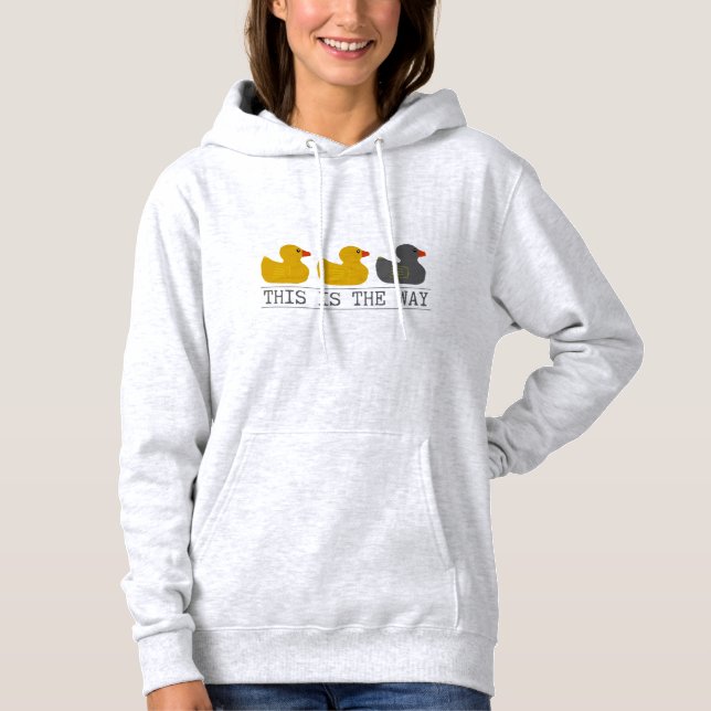 Minnesota Duck Duck Gray Duck - This Is the Way Hoodie (Front)
