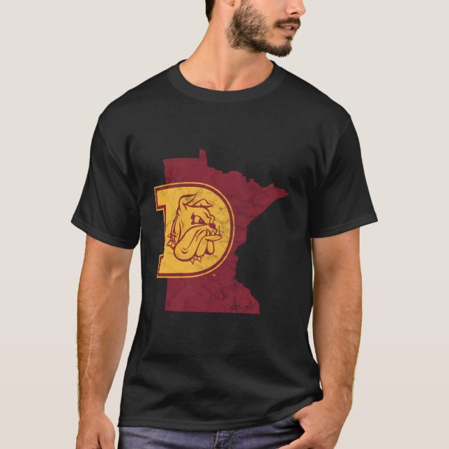 Minnesota Duluth Umd Bulldogs Shape T-Shirt (Front)