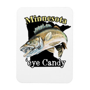 Minnesota 'Eye Candy Funny Walleye Fishing Magnet