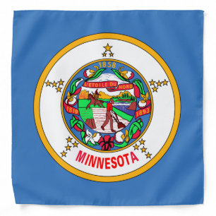 Minnesota flag bandana
