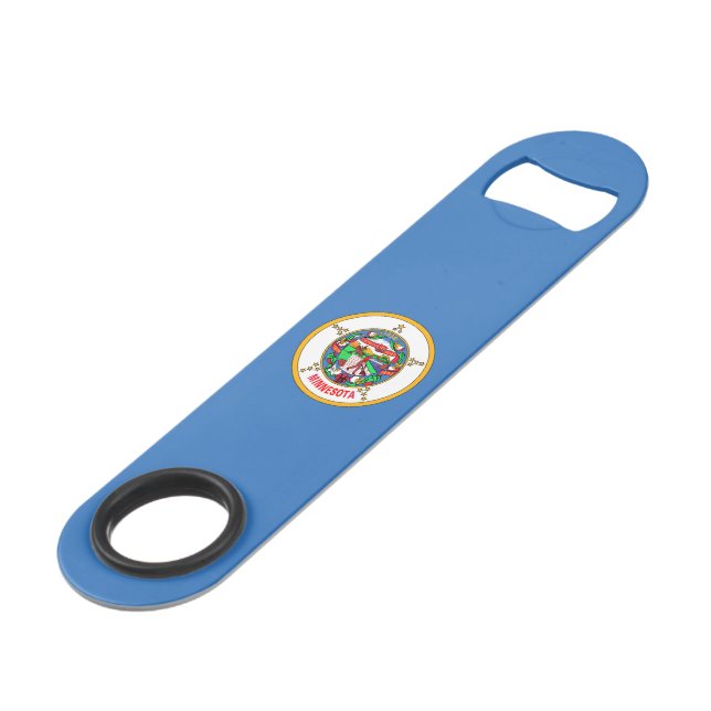 Minnesota flag bar key (Back Angled)