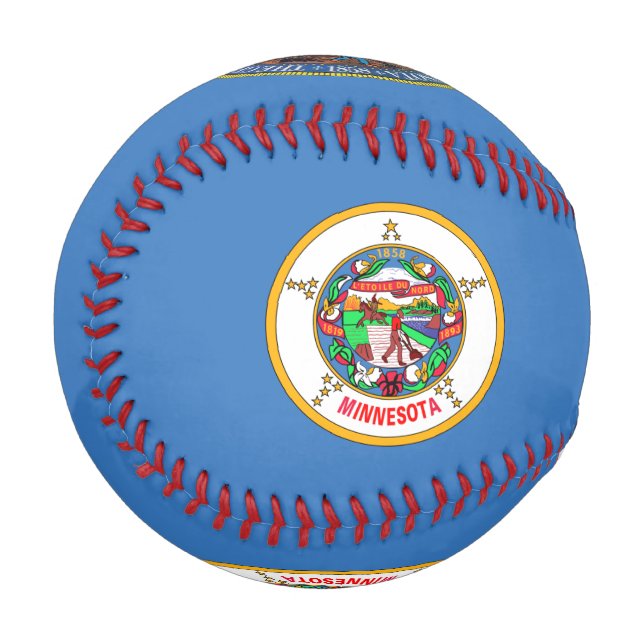 Minnesota flag baseball (Back Right)