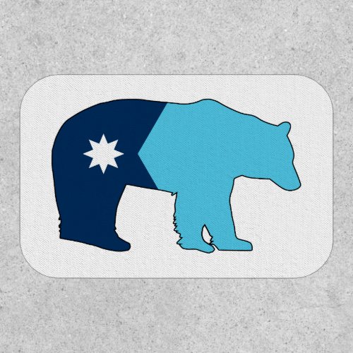 Minnesota Flag Bear Patch