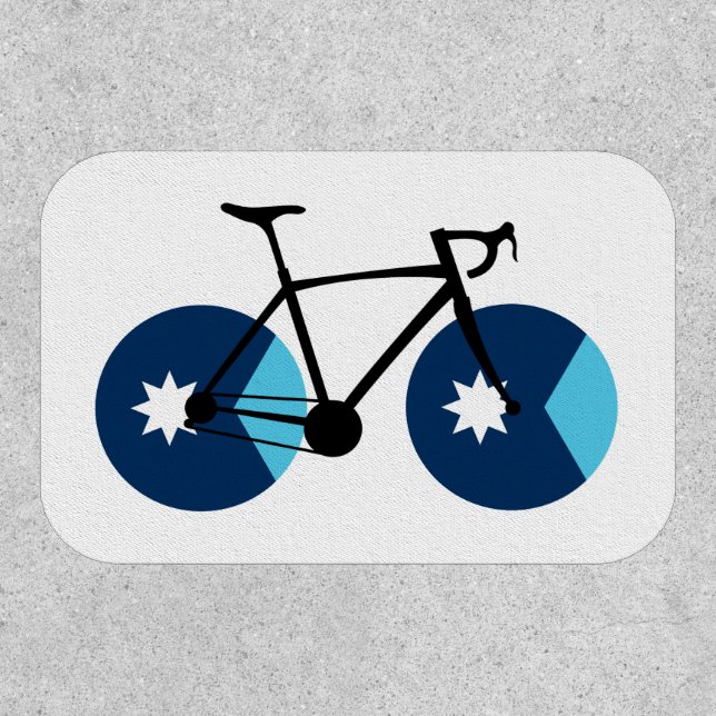 Minnesota Flag Cycling Patch (Front)