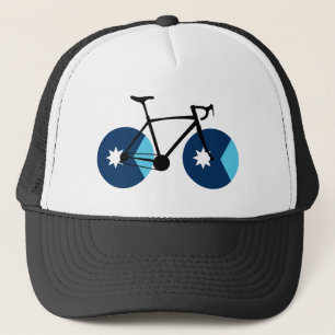 Minnesota Flag Cycling Trucker Hat