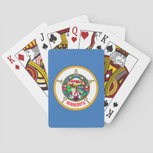 Minnesota flag poker cards
