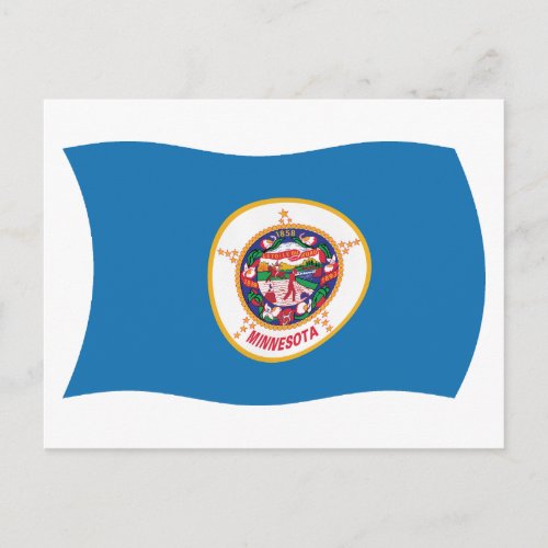 Minnesota Flag Postcard