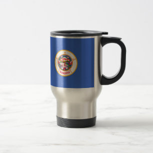 Minnesota flag travel mug