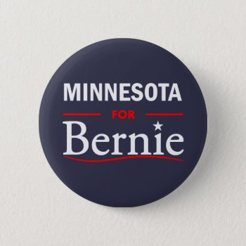 Minnesota For Bernie Pinback Button by EST_Design at Zazzle