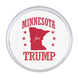 MINNESOTA FOR DONALD TRUMP SILVER FINISH LAPEL PIN