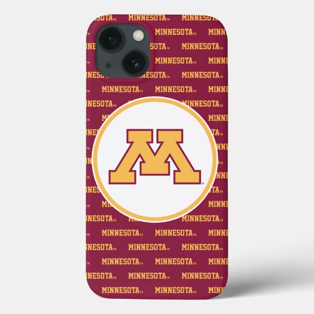 Minnesota Gold M Case-Mate iPhone Case (Back)
