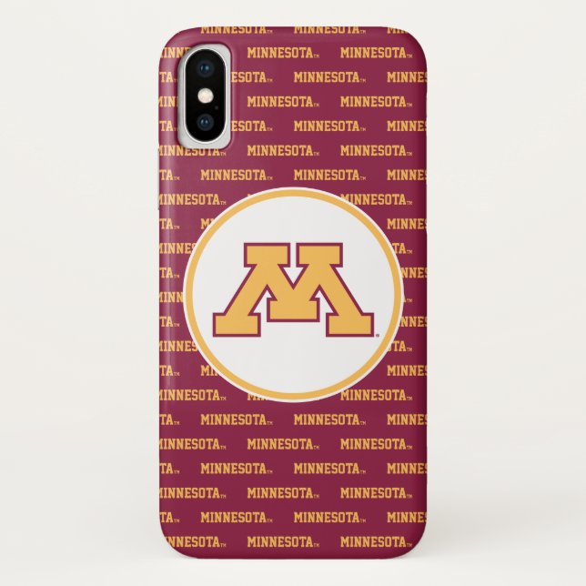Minnesota Gold M Case-Mate iPhone Case (Back)