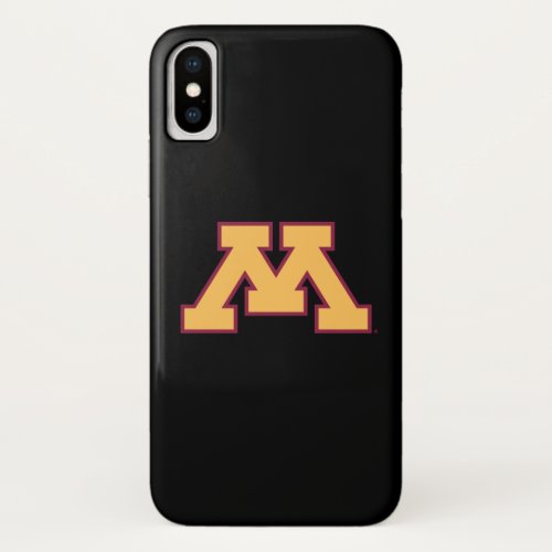 Minnesota Gold M iPhone X Case