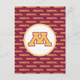 Minnesota Gold M Postcard