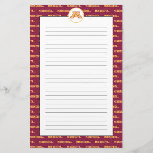 Minnesota Gold M Stationery