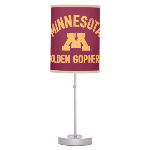 Minnesota  Golden Gophers 3 Table Lamp