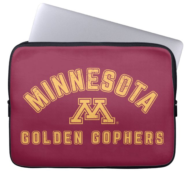 Minnesota | Golden Gophers Laptop Sleeve (Front)