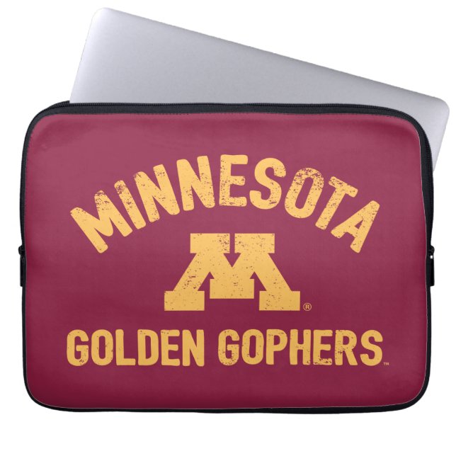 Minnesota | Golden Gophers Laptop Sleeve (Front)