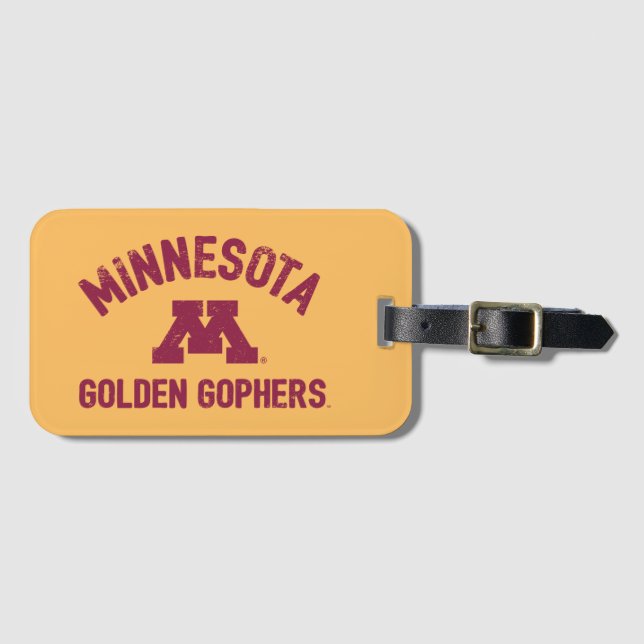 Minnesota | Golden Gophers Luggage Tag (Front Horizontal)