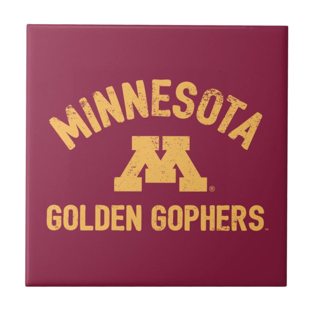 Minnesota | Golden Gophers Tile (Front)