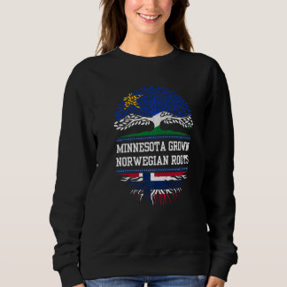 Minnesota Grown With Norwegian Roots Norway Sweatshirt