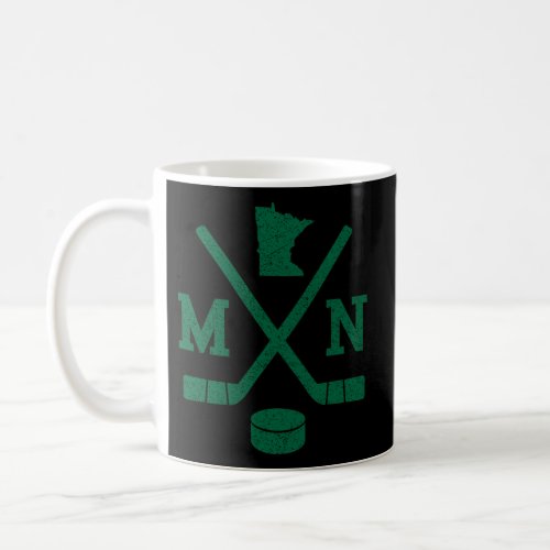 Minnesota Hockey Sticks Mn Coffee Mug