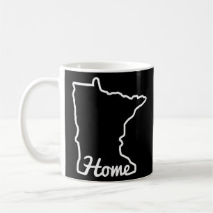 Minnesota Home Mn State Map Minnesotan Coffee Mug